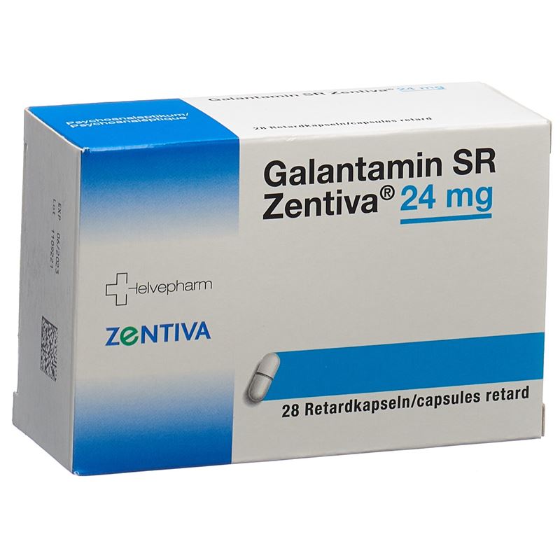 GALANTAMIN SR Zentiva Ret Kaps 24 mg 28 Stk