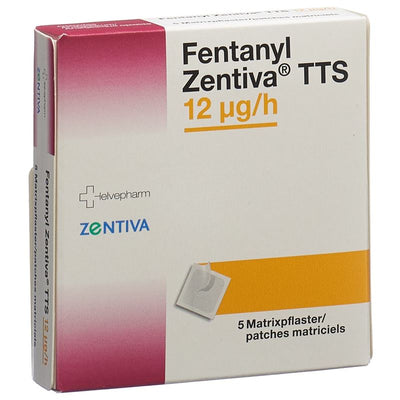 FENTANYL Zentiva TTS Matrixpfl 12 mcg/h 5 Stk