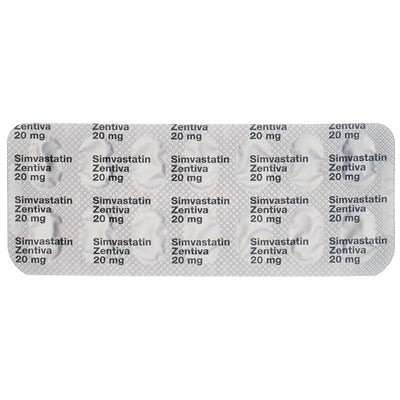 SIMVASTATIN Zentiva Filmtabl 20 mg 28 Stk - CONTENTBACK