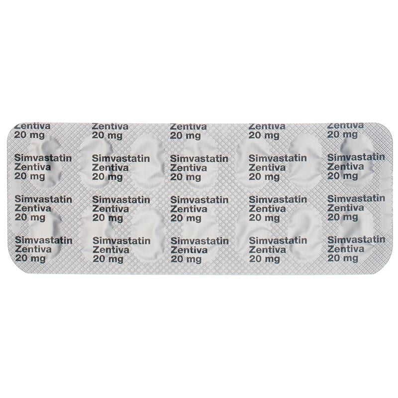 SIMVASTATIN Zentiva Filmtabl 20 mg 28 Stk - CONTENTBACK