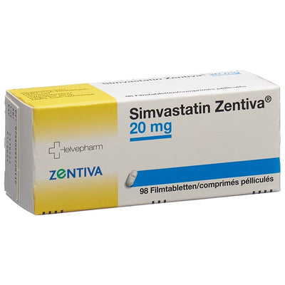 SIMVASTATIN Zentiva Filmtabl 20 mg 98 Stk