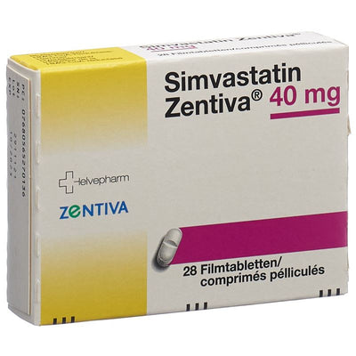 SIMVASTATIN Zentiva Filmtabl 40 mg 28 Stk