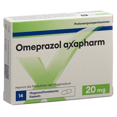 OMEPRAZOL axapharm Kaps 20 mg 14 Stk