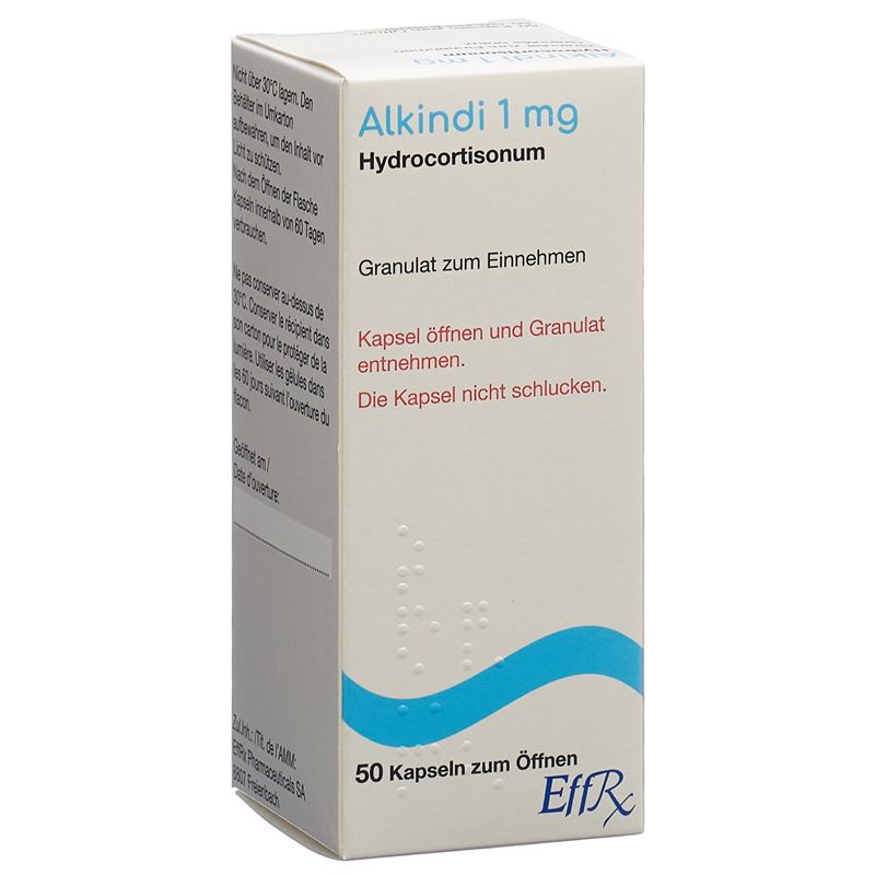 ALKINDI Gran 1 mg Kapseln zum Öffnen Fl 50 Stk