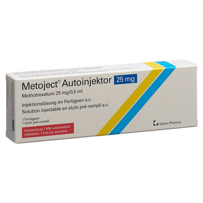 METOJECT 25 mg/0.5ml Autoinjektor o Tupf