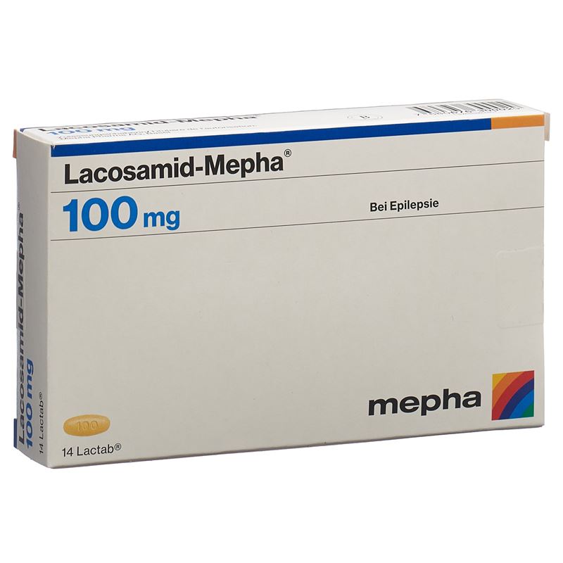 LACOSAMID Mepha Filmtabl 100 mg 14 Stk