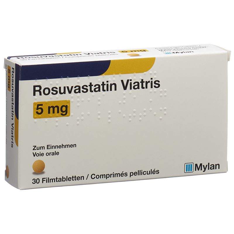 ROSUVASTATIN Viatris Filmtabl 5 mg 30 Stk