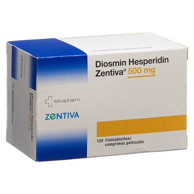 DIOSMIN HESPERIDIN Zentiva Filmtabl 500 mg 120 Stk