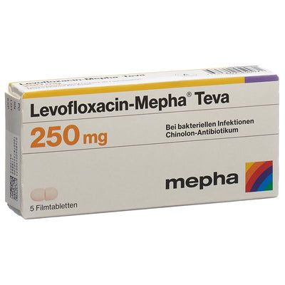 LEVOFLOXACIN Mepha Teva Filmtabl 250 mg 5 Stk
