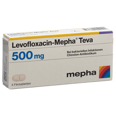 LEVOFLOXACIN Mepha Teva Filmtabl 500 mg 5 Stk