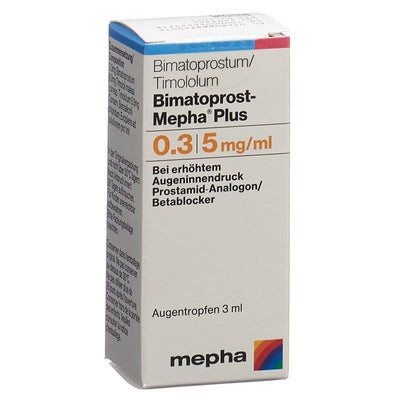 BIMATOPROST Mepha Plus Gtt Opht Fl 3 ml