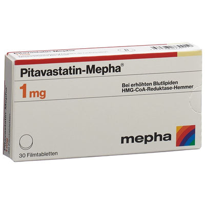 PITAVASTATIN Mepha Filmtabl 1 mg 30 Stk