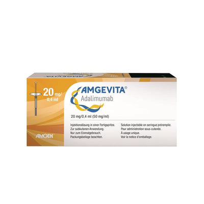 AMGEVITA Inj Lös 20 mg/0.4ml Fertspr