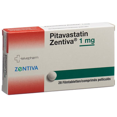 PITAVASTATIN Zentiva Filmtabl 1 mg 28 Stk