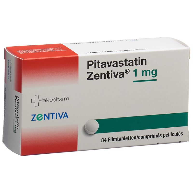 PITAVASTATIN Zentiva Filmtabl 1 mg 84 Stk