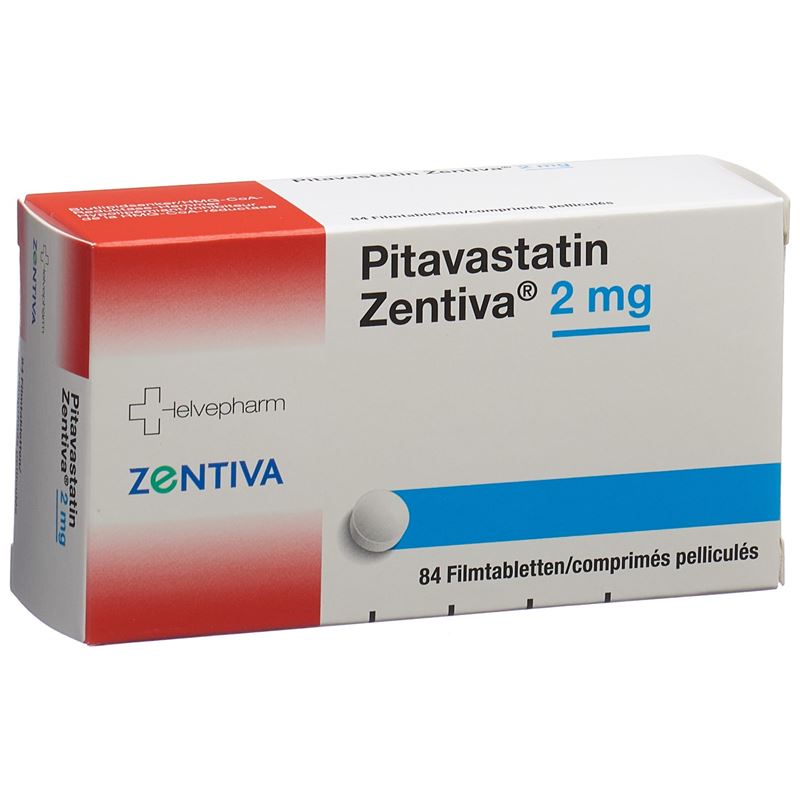 PITAVASTATIN Zentiva Filmtabl 2 mg 84 Stk