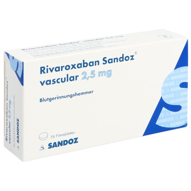 RIVAROXABAN Sandoz vasc Filmtabl 2.5 mg 56 Stk