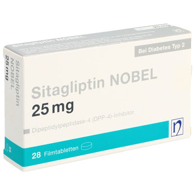 SITAGLIPTIN NOBEL Filmtabl 25 mg 28 Stk