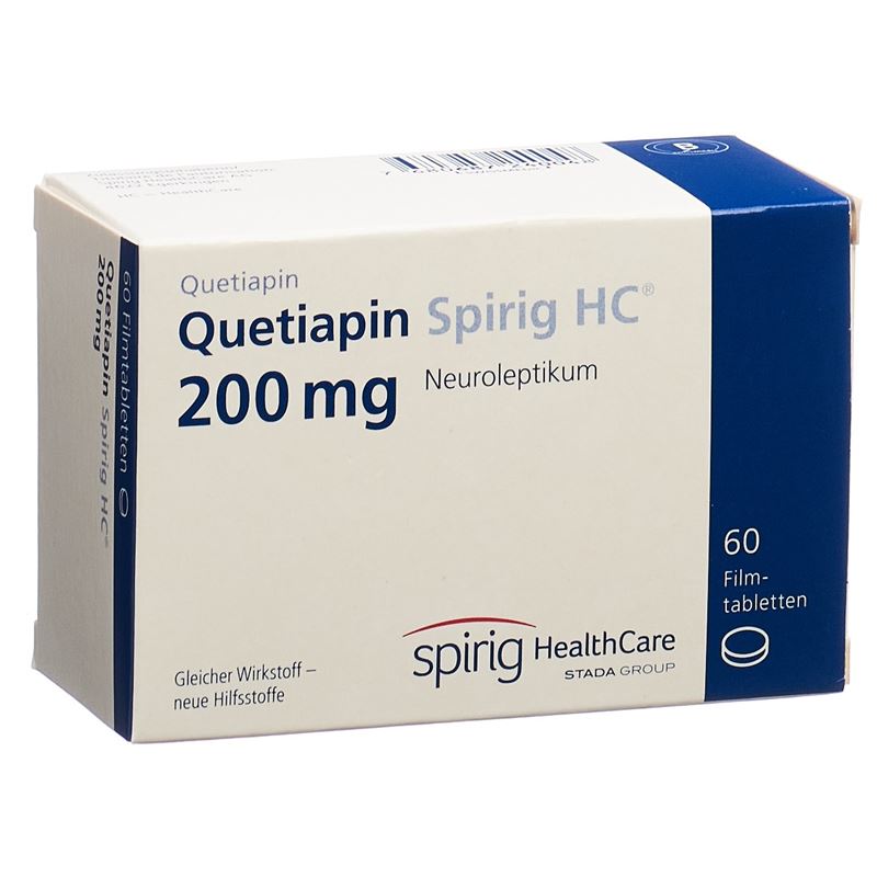 QUETIAPIN Spirig HC Filmtabl 200 mg 60 Stk