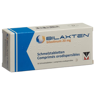 BILAXTEN Schmelztabl 20 mg 50 Stk