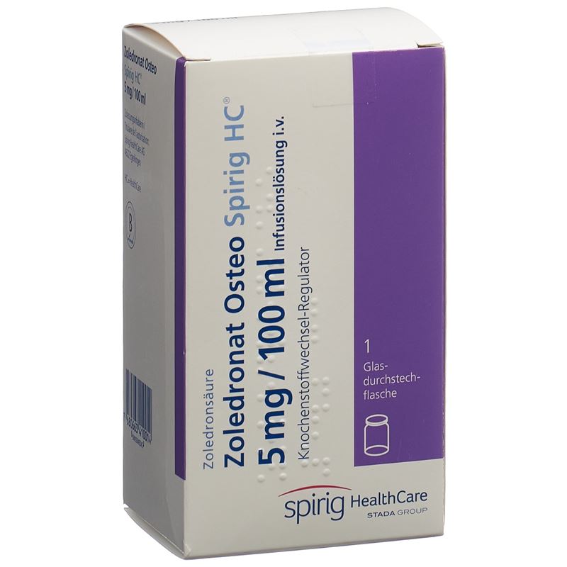 ZOLEDRONAT Osteo Spirig HC 5 mg/100ml Durchstf