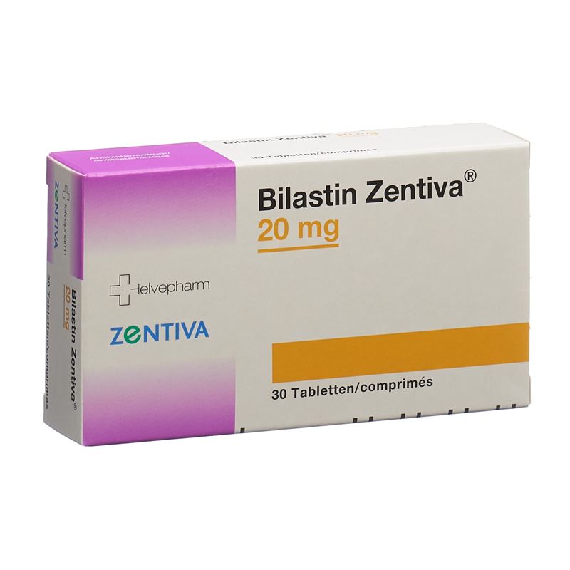 BILASTIN Zentiva Tabl 20 mg Blist 30 Stk