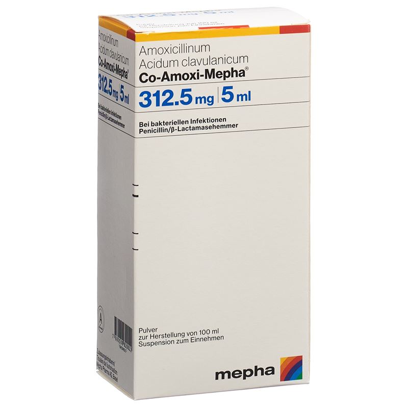 CO-AMOXI Mepha Plv 312.5 mg f Susp 100 ml