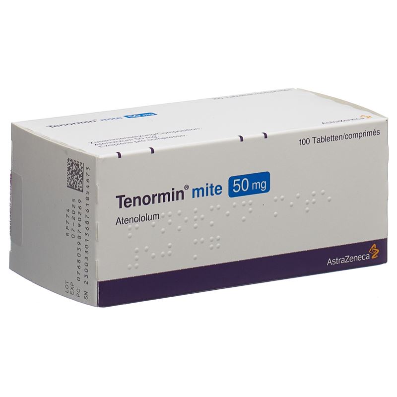 TENORMIN mite Tabl 50 mg 100 Stk