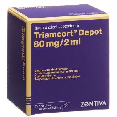 TRIAMCORT Depot Krist Susp 80 mg/2ml 25 Amp 2 ml