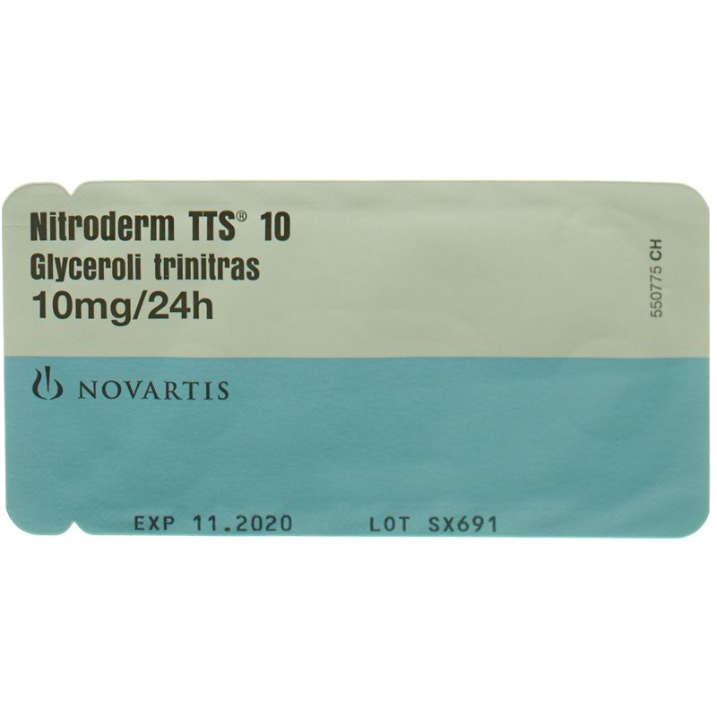 NITRODERM TTS 10 mg/24h Btl 10 Stk