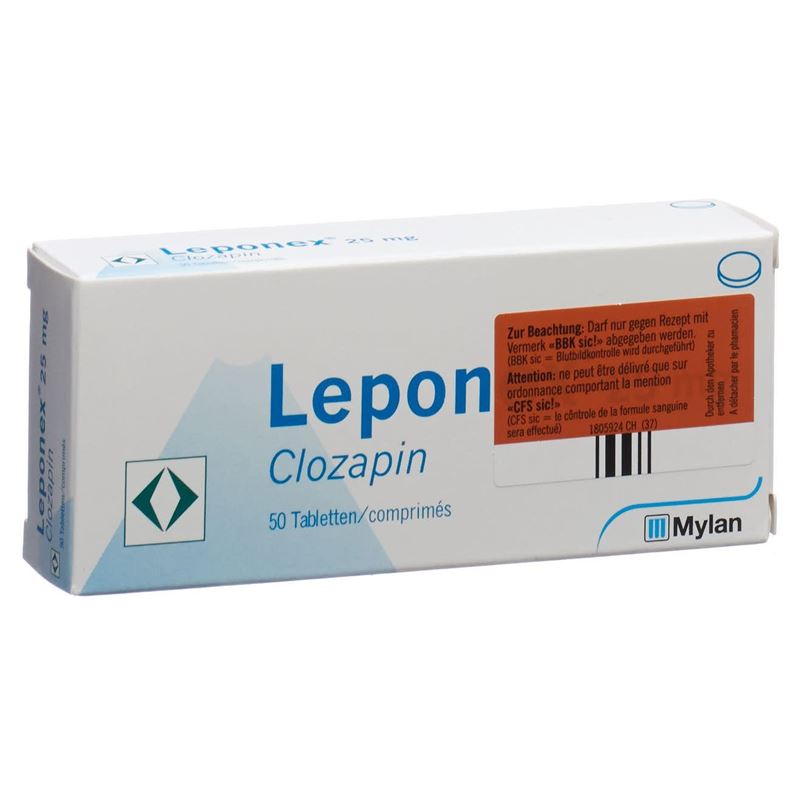 LEPONEX Tabl 25 mg 50 Stk