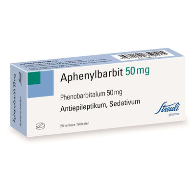 APHENYLBARBIT Streuli Tabl 50 mg 20 Stk