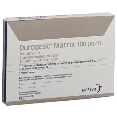 DUROGESIC Matrixpfl 100 mcg/h 5 Stk