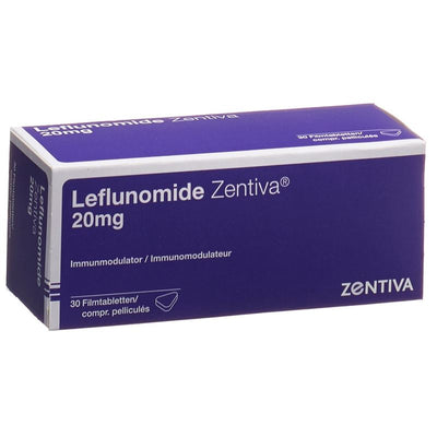 LEFLUNOMIDE Zentiva Filmtabl 20 mg 30 Stk