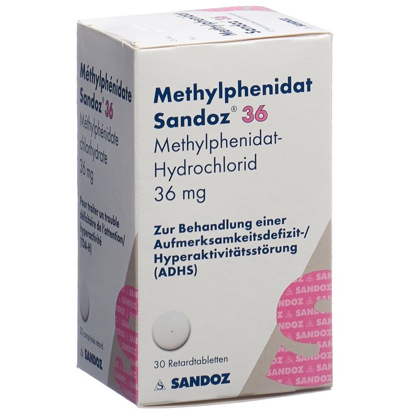 METHYLPHENIDAT Sandoz Ret Tabl 36 mg 30 Stk