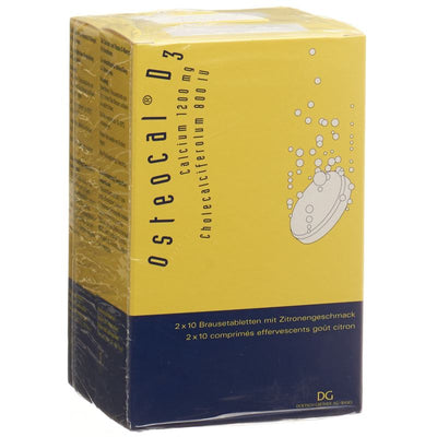 OSTEOCAL D3 Brausetabl 1200/800 40 Stk