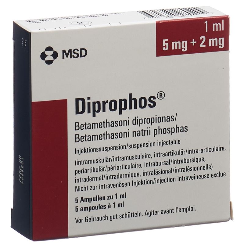 DIPROPHOS Inj Lös 5 Amp 1 ml