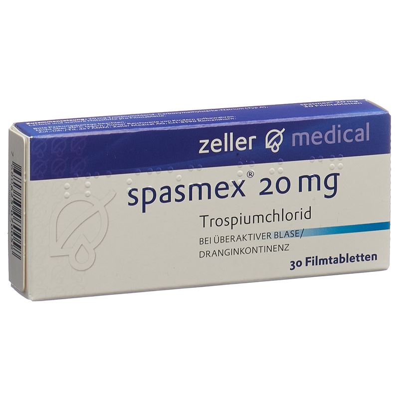 SPASMEX Filmtabl 20 mg (neu) 30 Stk